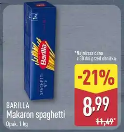 ALDI BARILLA oferta