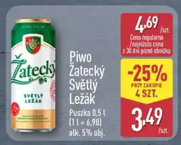 ALDI Piwo Žatecký Světlý Ležák oferta