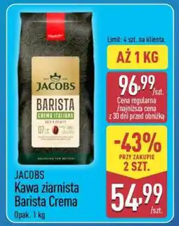 ALDI JACOBS Kawa ziarnista Barista Crema oferta
