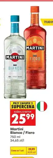 Biedronka MARTINI BIANCO, FIERO oferta