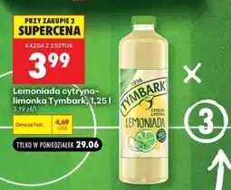Biedronka Lemoniada cytryna-limonka Tymbark, 1,25 l oferta