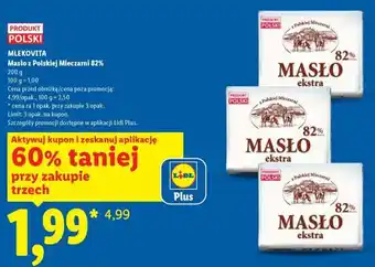 Lidl Masło Z Polskiej Mleczarni 82% oferta