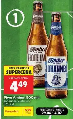 Biedronka Piwo Amber, 500 ml oferta