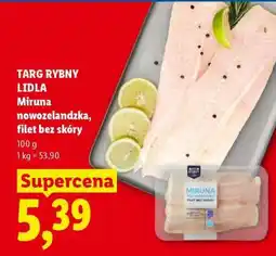 Lidl Miruna nowozelandzka, filet bez skóry oferta