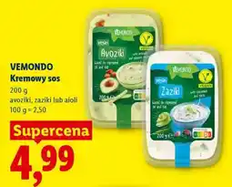 Lidl VEMMONDO Kremowy sos oferta