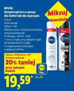 Lidl NIVEA Antyperspirant w sprayu oferta