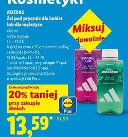 Lidl ADIDAS Żel pod prysznic oferta