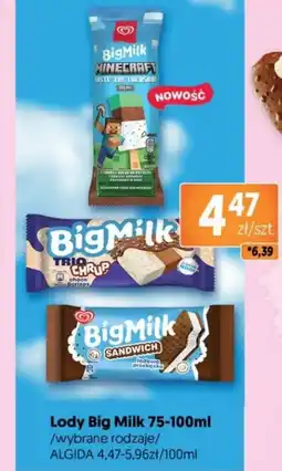 Jubilat Lody big milk algida oferta