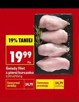 Biedronka Świeży filet z piersi kurczaka oferta