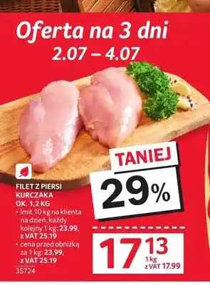 Selgros Filet z piersi kurczaka oferta