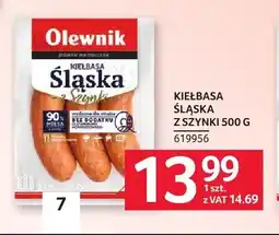 Selgros Kiełbasa Śląska z szynki Olewnik oferta