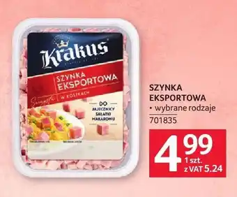 Selgros Szynka eksportowa Krakus oferta