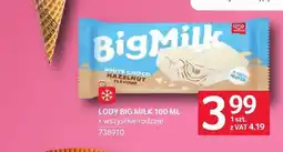 Selgros Lody Big Milk White Choco Hazelnut oferta