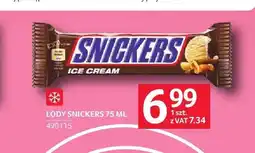 Selgros Lody Snickers oferta