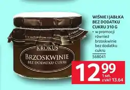 Selgros Owoce bez dodatku cukru wiśnie i jabłka Krokus oferta