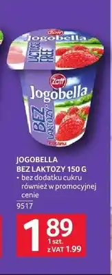 Selgros Jogurt Jogobella bez laktozy Zott oferta