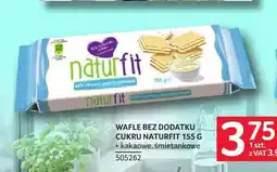 Selgros Wafle bez dodatku cukru kakaowe Naturfit oferta