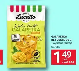 Selgros Galaretka bez cukru o smaku mango Lucatto oferta
