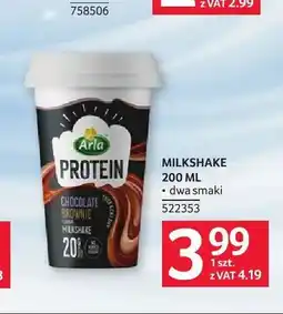 Selgros Milkshake Arla Protein Chocolate Brownie oferta