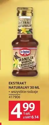 Selgros Ekstrakt naturalny wanilia Bourbon Dr. Oetker oferta