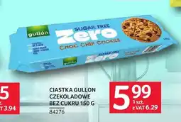 Selgros Ciastka z kawałkami czekolady bez cukru Gullon Zero oferta