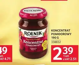 Selgros Koncentrat pomidorowy Rolnik oferta