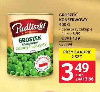 Selgros Groszek konserwowy Pudliszki oferta
