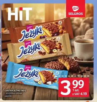 Selgros Ciastka Jeżyki Goplana oferta