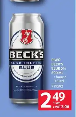 Selgros Piwo bezalkoholowe Beck's Blue oferta