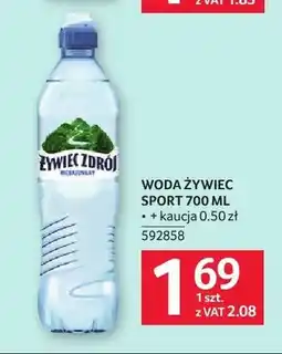 Selgros Woda źródlana Żywiec Zdrój Sport oferta