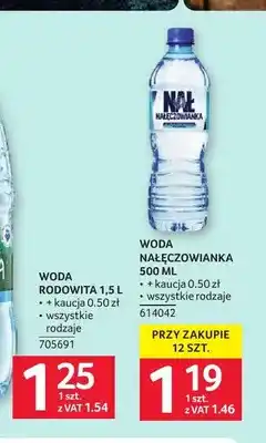 Selgros Woda mineralna Nałęczowianka oferta