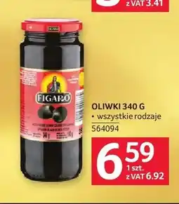 Selgros Oliwki czarne drylowane Figaro oferta