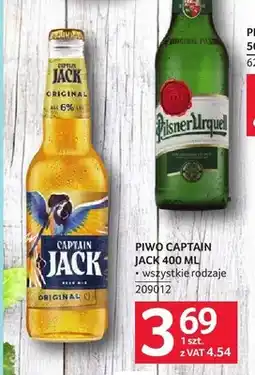 Selgros Piwo Captain Jack Original oferta