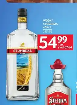Selgros Wódka Stumbras 40% oferta