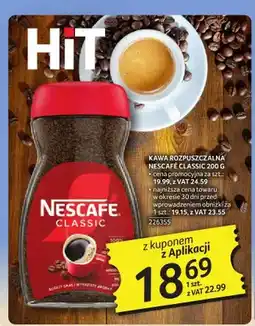 Selgros Kawa rozpuszczalna Nescafe Classic oferta