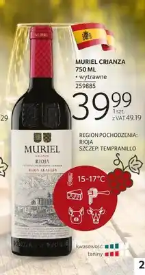 Selgros Wino czerwone Muriel Crianza oferta