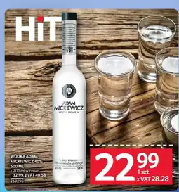 Selgros Wódka Adam Mickiewicz 40% oferta