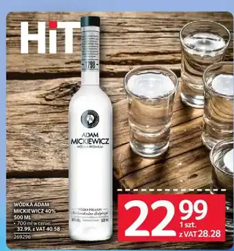 Selgros Wódka Adam Mickiewicz 40% oferta