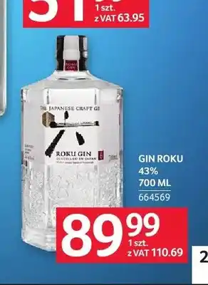Selgros Gin Roku 43% oferta
