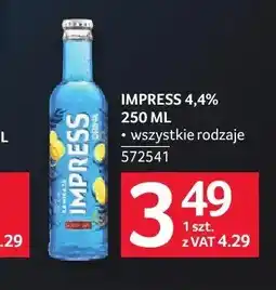 Selgros Napój alkoholowy Impress Kamikaze 4,4% oferta