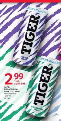 Selgros Napój energetyczny Tiger Zero Cukru Kiwi Limonka oferta