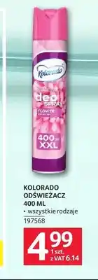 Selgros Odświeżacz powietrza Kolorado Deo Spray Flower oferta