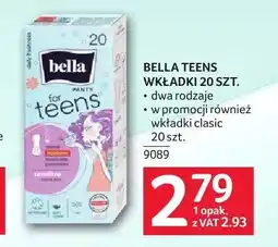 Selgros Wkładki higieniczne Bella Teens Sensitive oferta