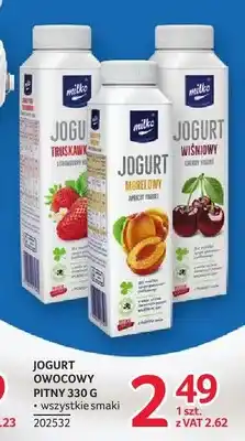 Selgros Jogurt pitny morelowy Milko oferta