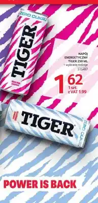 Selgros Napój energetyczny Tiger Zero Cukru Malina oferta