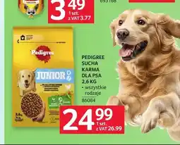 Selgros Sucha karma dla psa Pedigree Junior z drobiem oferta