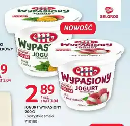 Selgros Jogurt Wypasiony Liczi z Białą Herbatą Mlekovita oferta