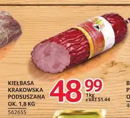 Selgros Kiełbasa krakowska podsuszana ZMB Białystok oferta