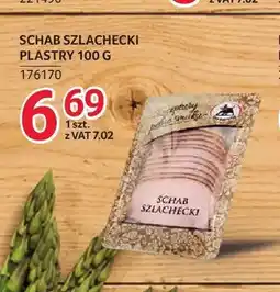Selgros Schab szlachecki plastry ZMB Białystok oferta
