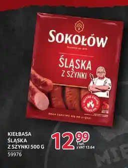 Selgros Kiełbasa Śląska z szynki Sokołów oferta